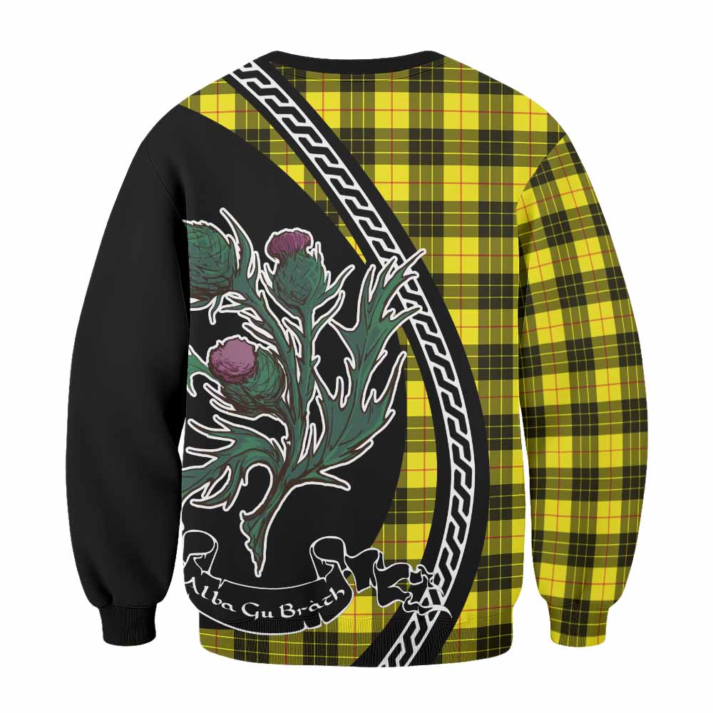 MacLeod (McLeod) Family Crest Tartan Sweatshirt Alba Thistle Inspired - Tartan Vibes Clothing