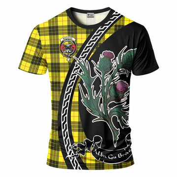 MacLeod (McLeod) Family Crest Tartan T-Shirt Alba Thistle Inspired