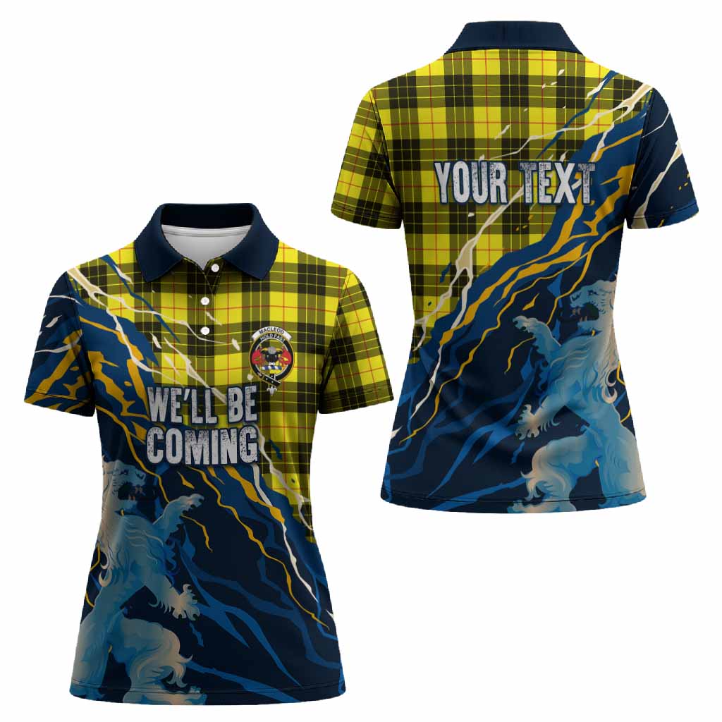 MacLeod (McLeod) Scotland Tartan Women Polo Shirt WC2026 Football - We'll Be Coming