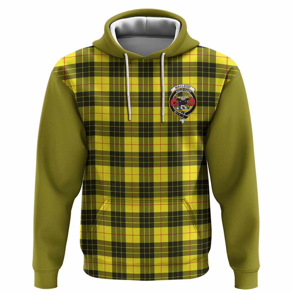 MacLeod (McLeod) Tartan Accent Hoodie with Family Crest