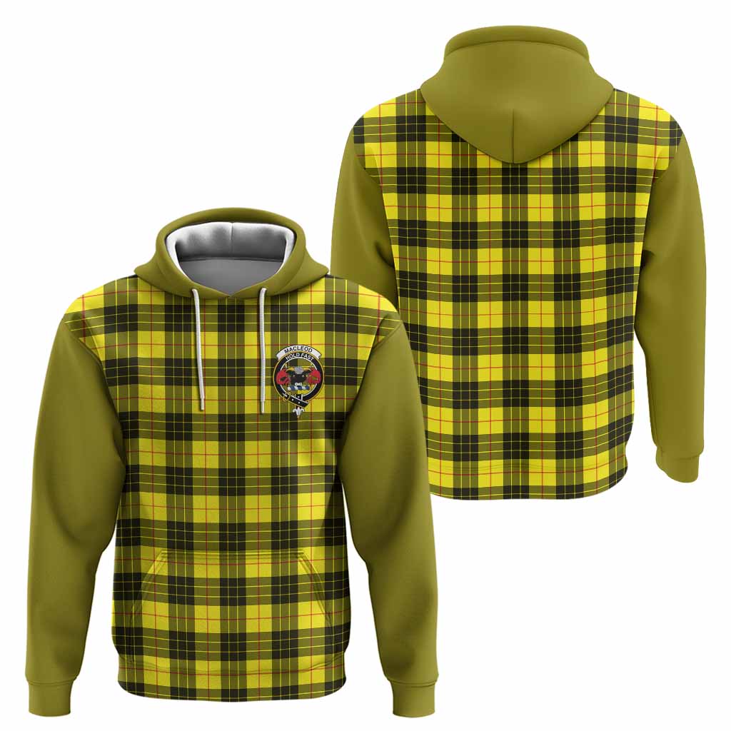 MacLeod (McLeod) Tartan Accent Hoodie with Family Crest