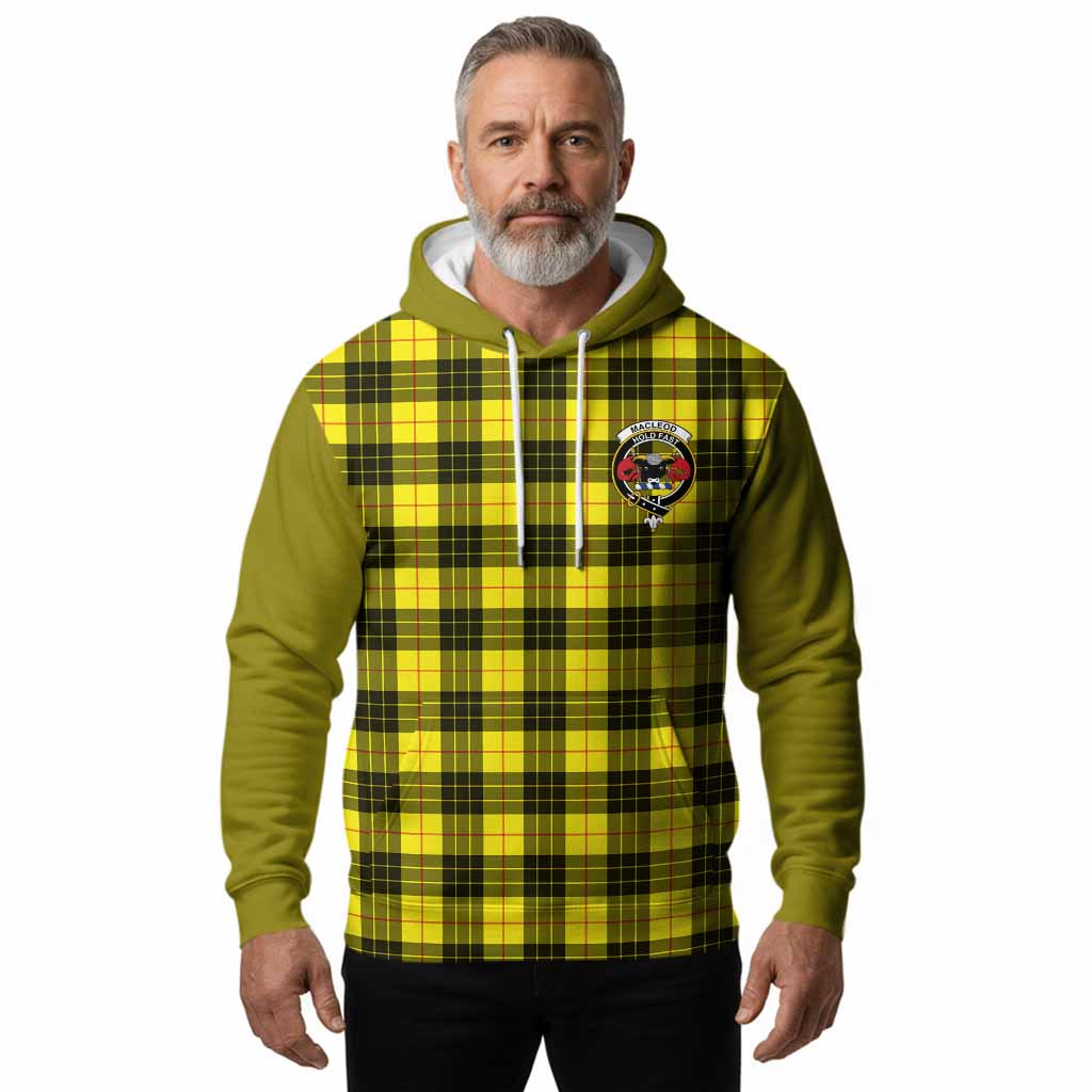 MacLeod (McLeod) Tartan Accent Hoodie with Family Crest