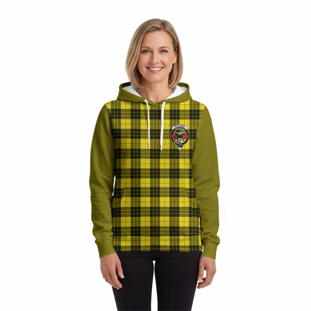 MacLeod (McLeod) Tartan Accent Hoodie with Family Crest