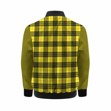 MacLeod (McLeod) Tartan Accent Kid Bomber Jacket with Family Crest
