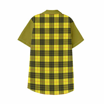 MacLeod (McLeod) Tartan Accent Kid Hawaiian Shirt with Family Crest
