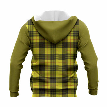 MacLeod (McLeod) Tartan Accent Knitted Hoodie with Family Crest