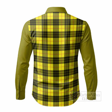 MacLeod (McLeod) Tartan Accent Long Sleeve Button Shirts with Family Crest