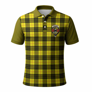 MacLeod (McLeod) Tartan Accent Polo Shirt with Family Crest