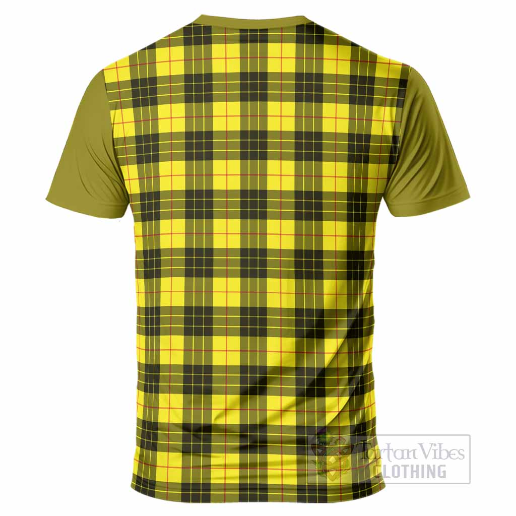 MacLeod (McLeod) Tartan Accent T-Shirt with Family Crest