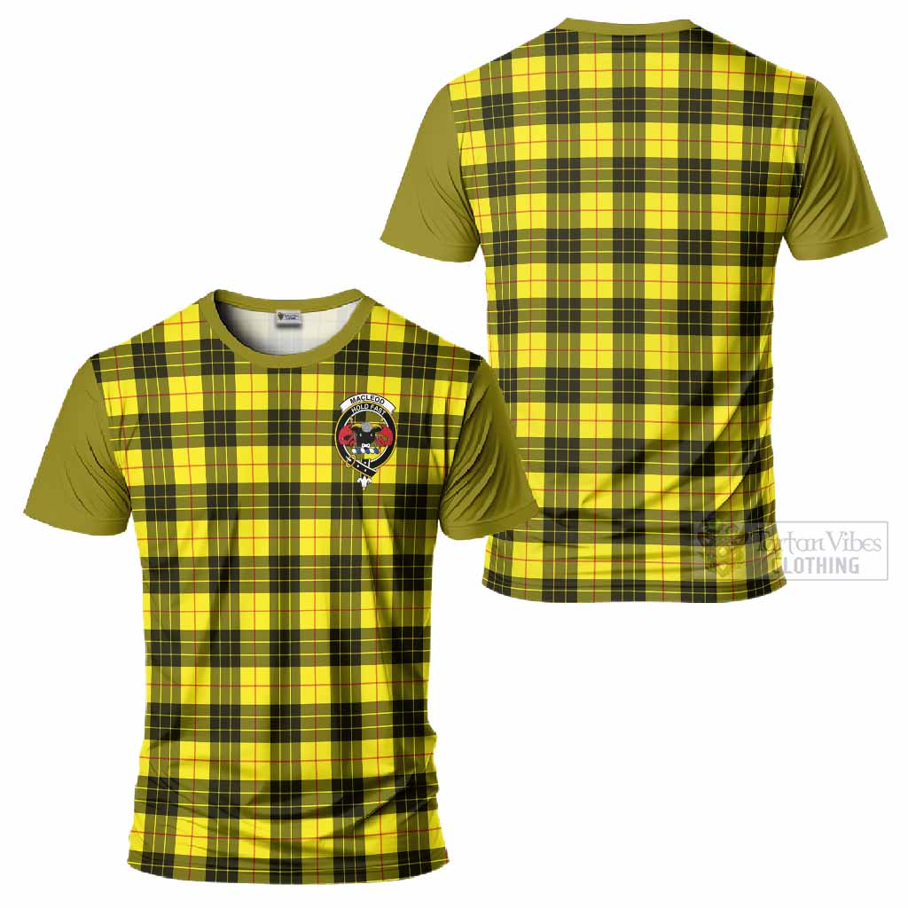 MacLeod (McLeod) Tartan Accent T-Shirt with Family Crest