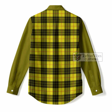 MacLeod (McLeod) Tartan Accent Women Casual Shirt with Family Crest