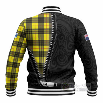 MacLeod (McLeod) Tartan Baseball Jacket New Zealand Pattern Unique Zipper Stylized
