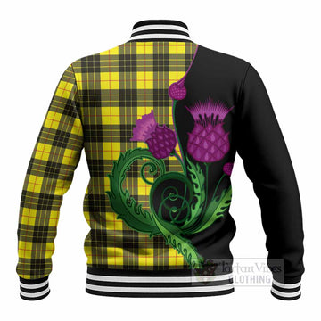 MacLeod (McLeod) Tartan Baseball Jacket Traditional Scottish Thistle