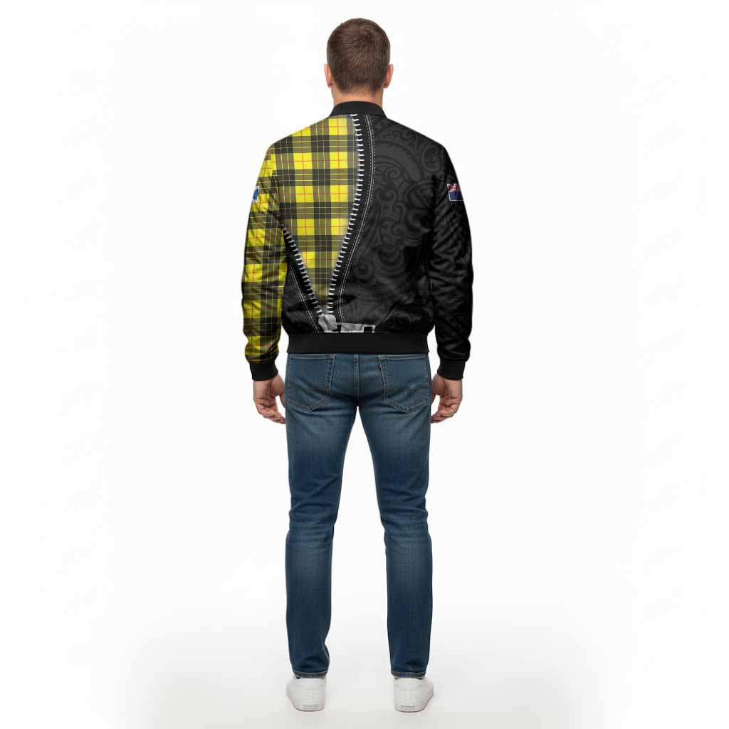 MacLeod (McLeod) Tartan Bomber Jacket New Zealand Pattern Unique Zipper Stylized