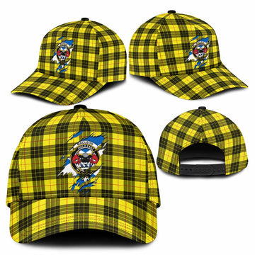 MacLeod (McLeod) Tartan Classic Cap with Family Crest In Me Style