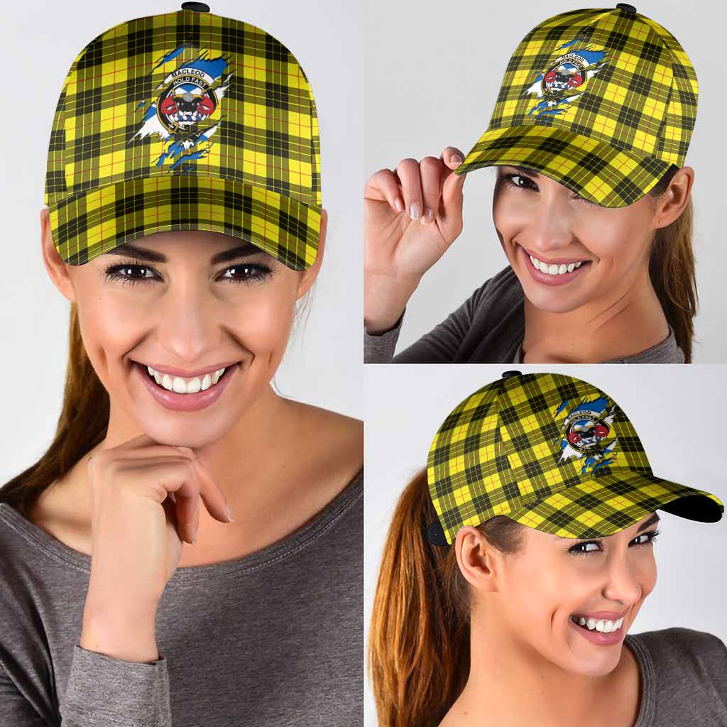 MacLeod (McLeod) Tartan Classic Cap with Family Crest In Me Style