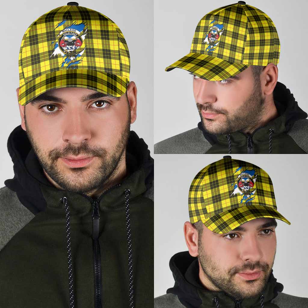 MacLeod (McLeod) Tartan Classic Cap with Family Crest In Me Style