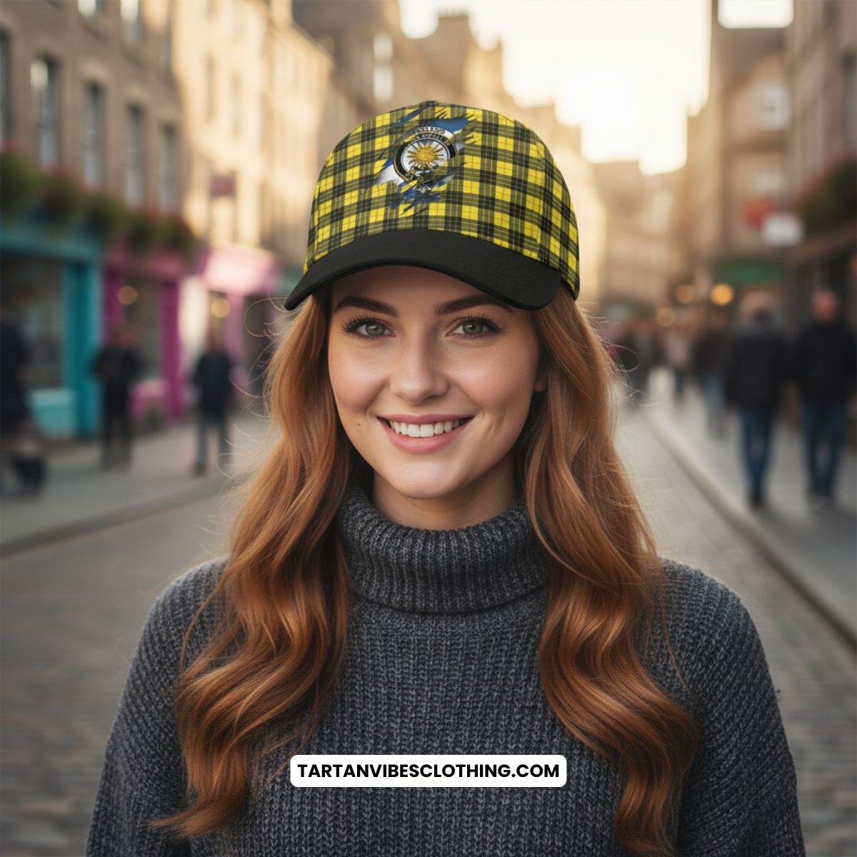 MacLeod (McLeod) Tartan Classic Cap with Family Crest In Me Style