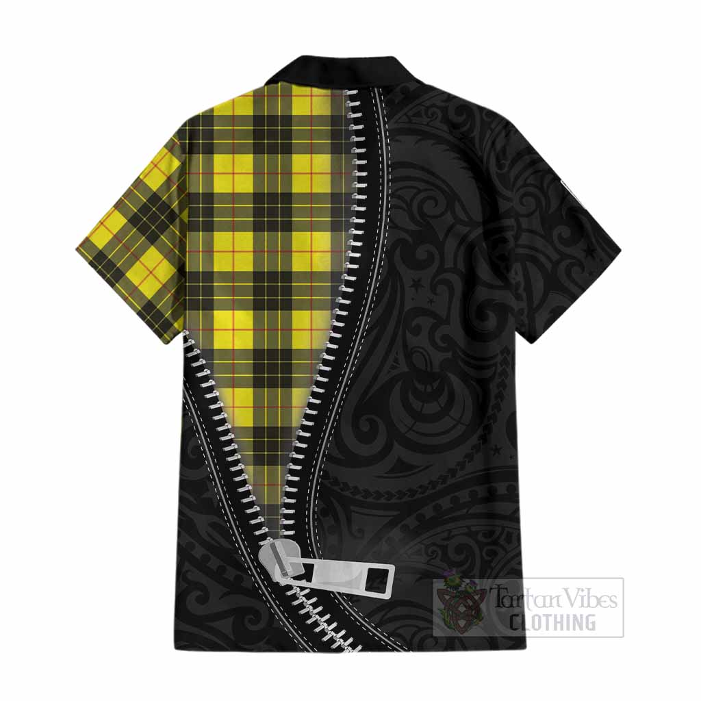 MacLeod (McLeod) Tartan Cotton Hawaiian Shirt New Zealand Pattern Unique Zipper Stylized