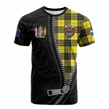 MacLeod (McLeod) Tartan Cotton T-shirt New Zealand Pattern Unique Zipper Stylized