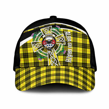 MacLeod (McLeod) Tartan Crest Classic Cap Scottish Thistle Celtic Cross Alba Gu Brath