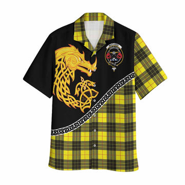 MacLeod (McLeod) Tartan Crest Hawaiian Shirt Legendary Dragon Knot Half Style