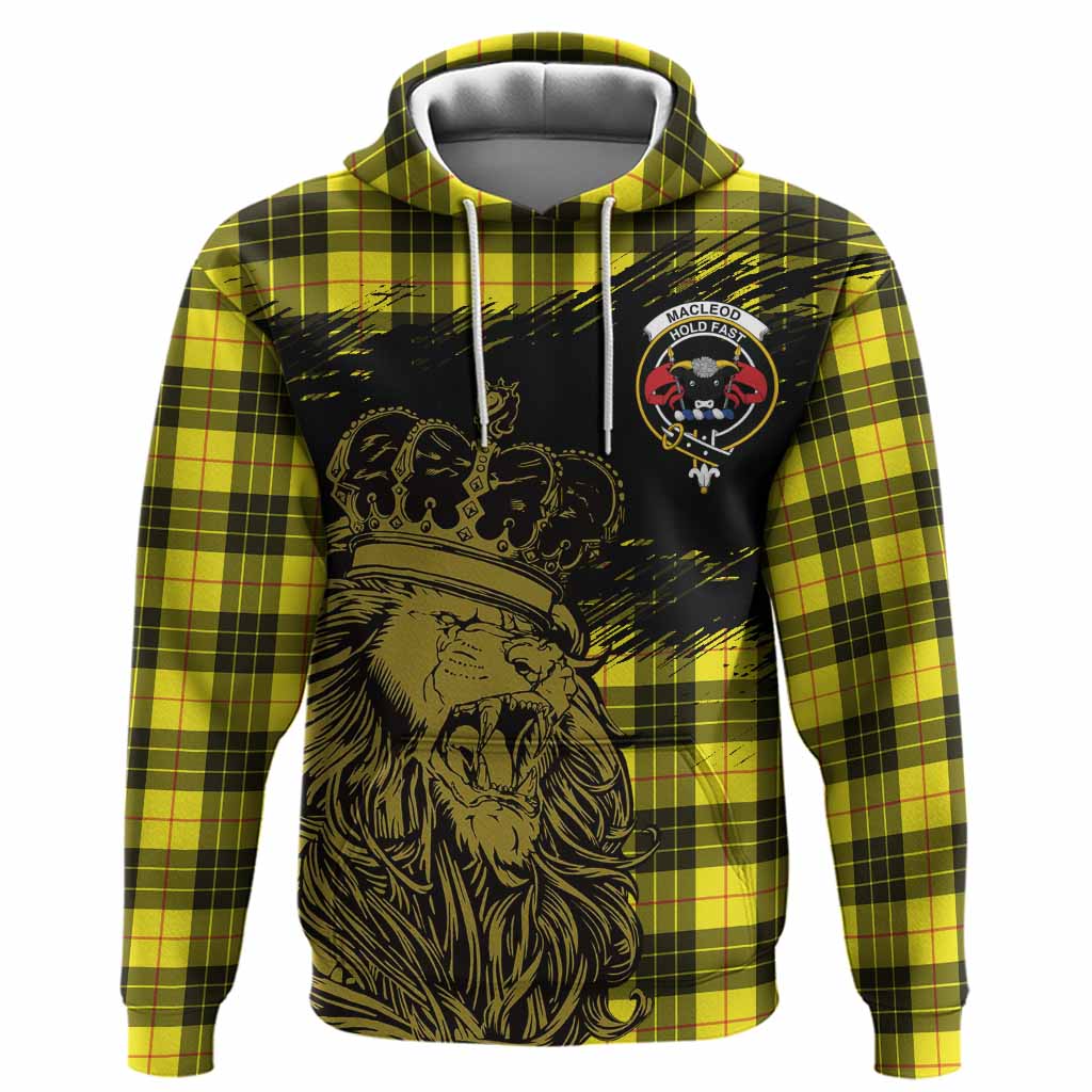 MacLeod (McLeod) Tartan Crest Hoodie Crowned Lion Heritage Style