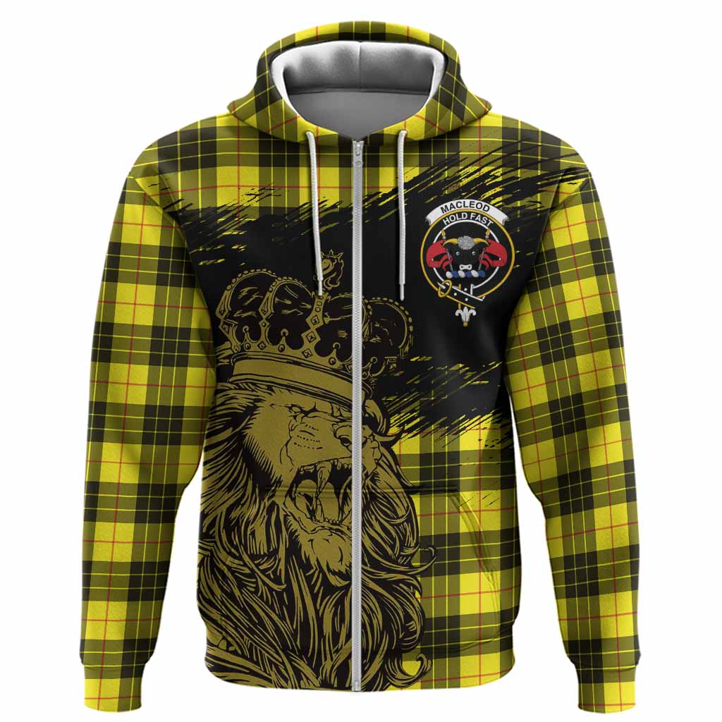 MacLeod (McLeod) Tartan Crest Hoodie Crowned Lion Heritage Style