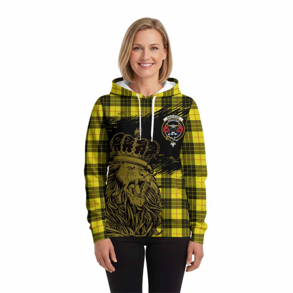 MacLeod (McLeod) Tartan Crest Hoodie Crowned Lion Heritage Style