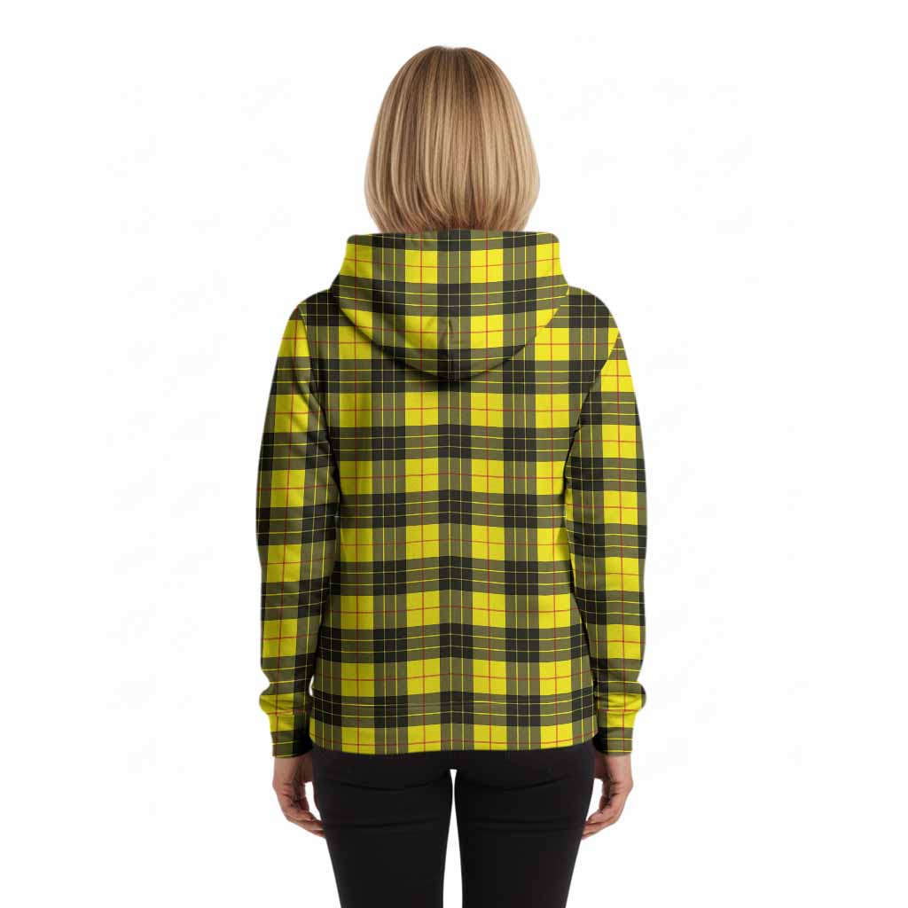 MacLeod (McLeod) Tartan Crest Hoodie Ferocious Lion Style