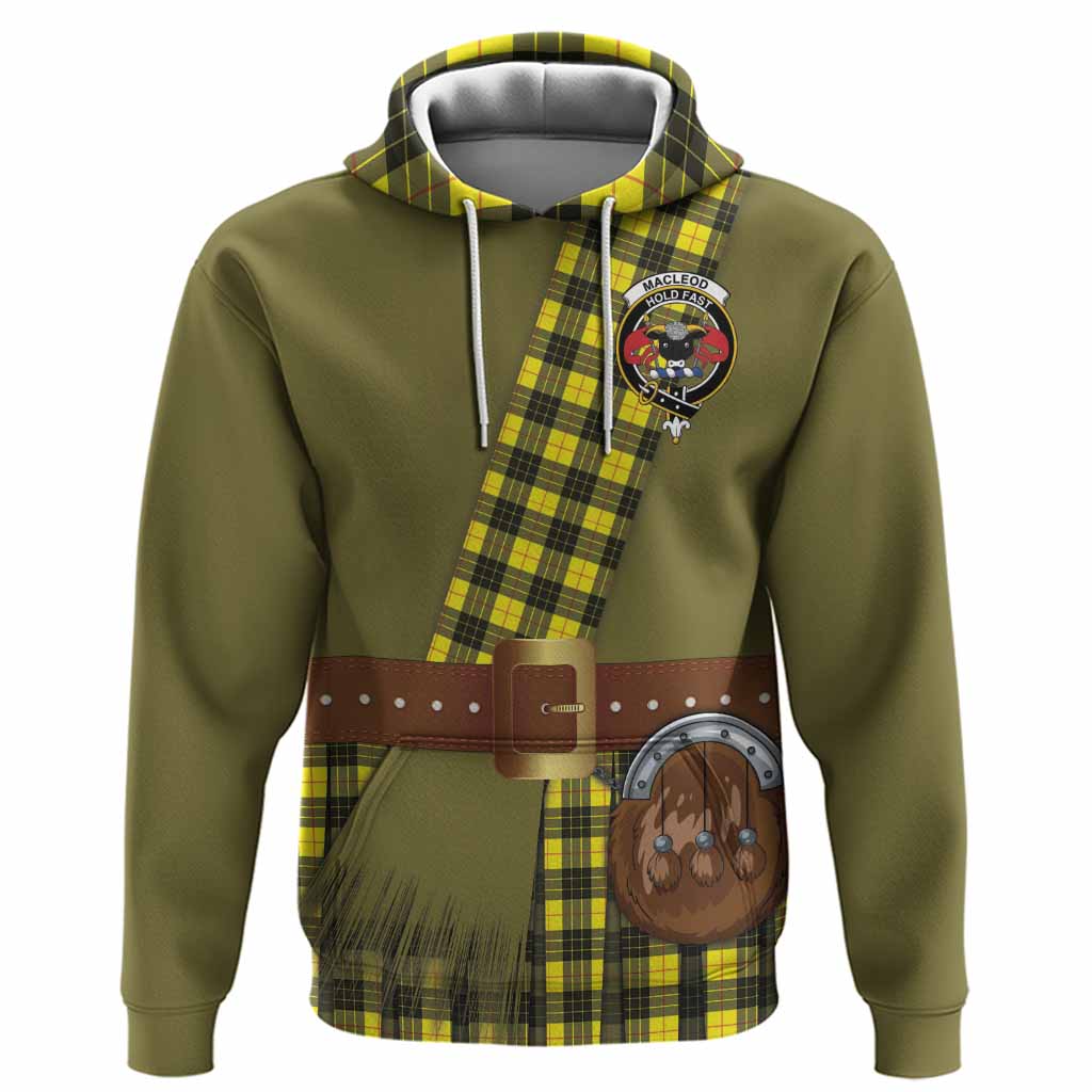 MacLeod (McLeod) Tartan Crest Hoodie Kilt Costume Style