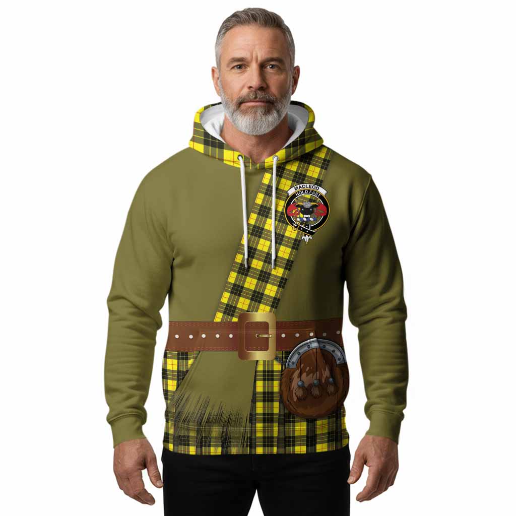 MacLeod (McLeod) Tartan Crest Hoodie Kilt Costume Style