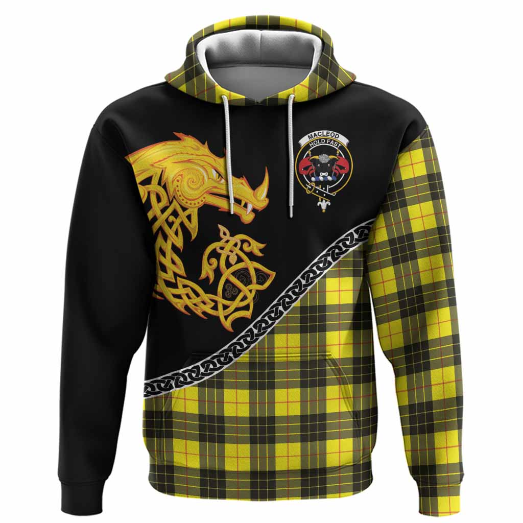 MacLeod (McLeod) Tartan Crest Hoodie Legendary Dragon Knot Half Style