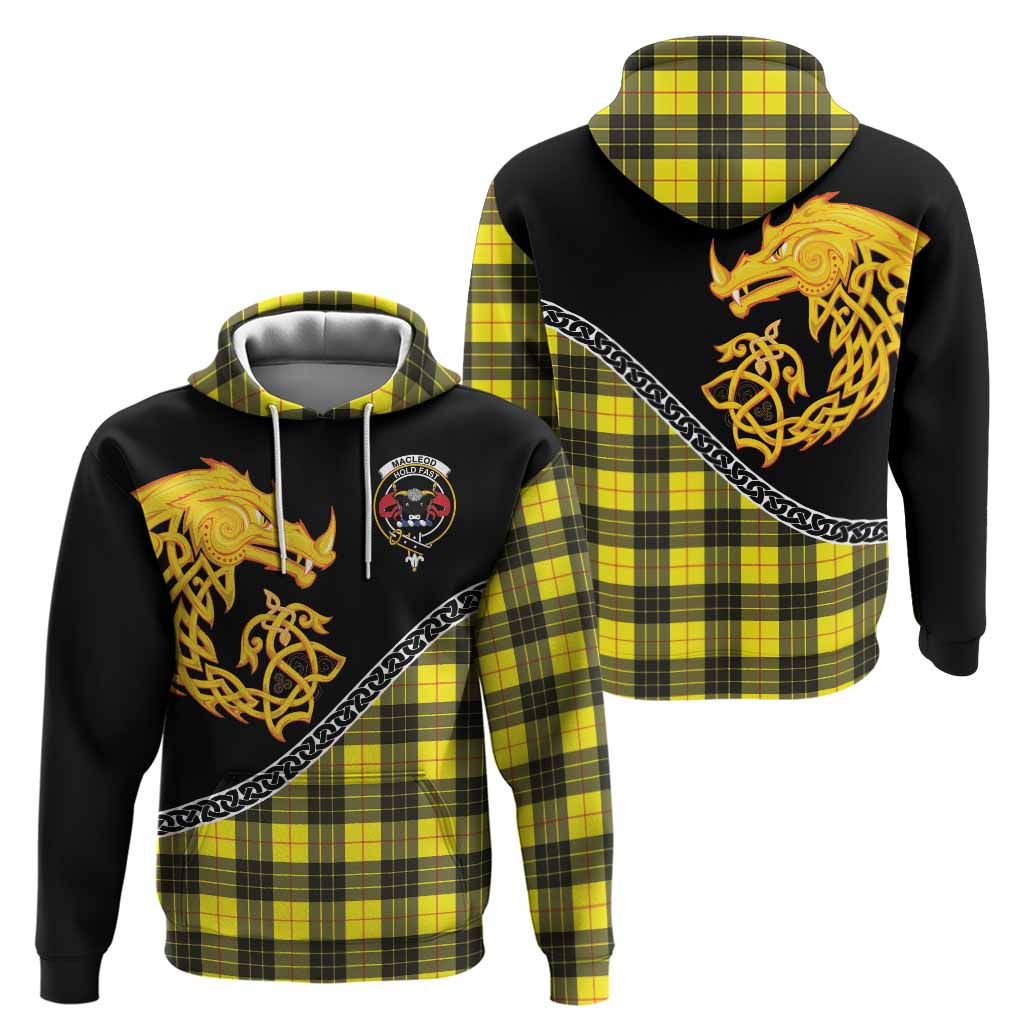 MacLeod (McLeod) Tartan Crest Hoodie Legendary Dragon Knot Half Style
