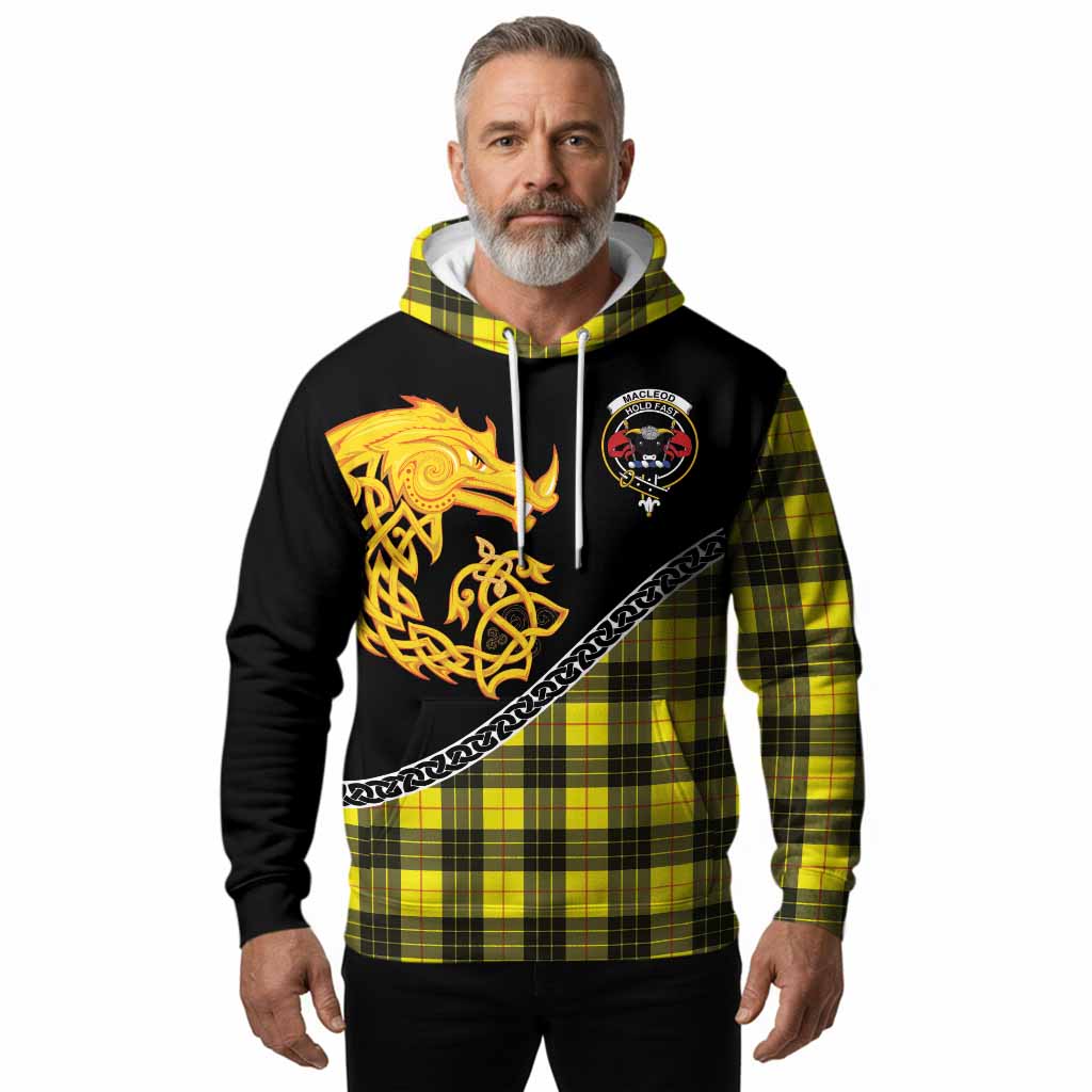 MacLeod (McLeod) Tartan Crest Hoodie Legendary Dragon Knot Half Style