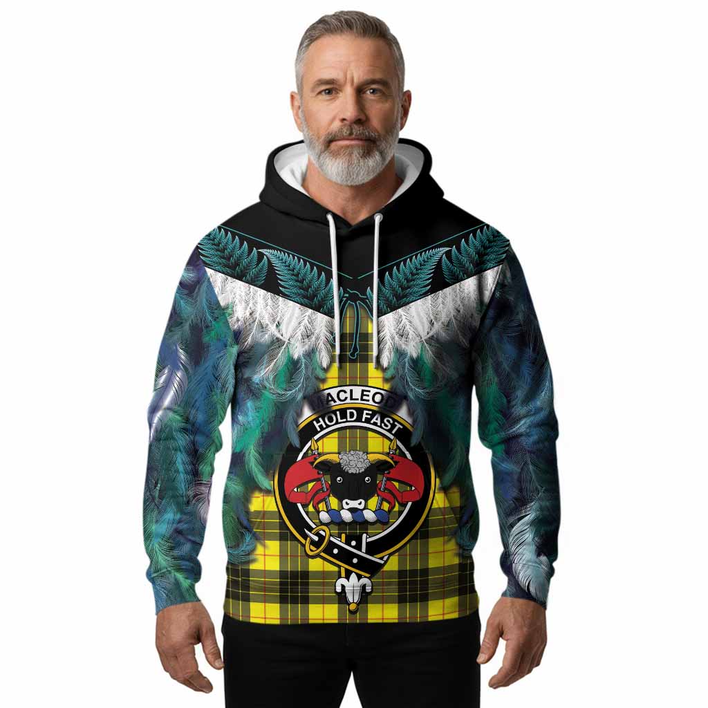 MacLeod (McLeod) Tartan Crest Hoodie New Zealand Maori Korowai Cloak