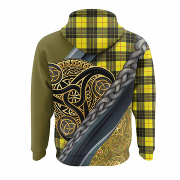 MacLeod (McLeod) Tartan Crest Hoodie Scottish Triskele Celtic
