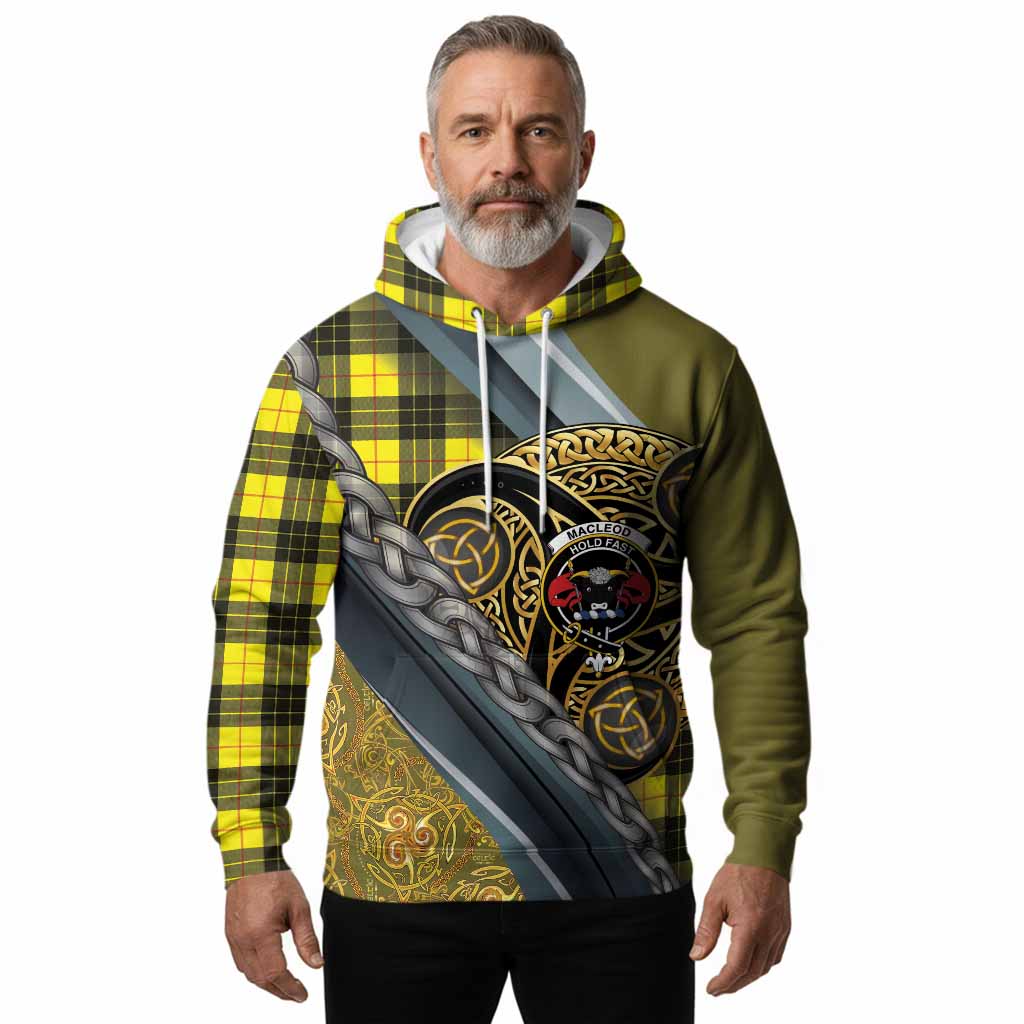 MacLeod (McLeod) Tartan Crest Hoodie Scottish Triskele Celtic