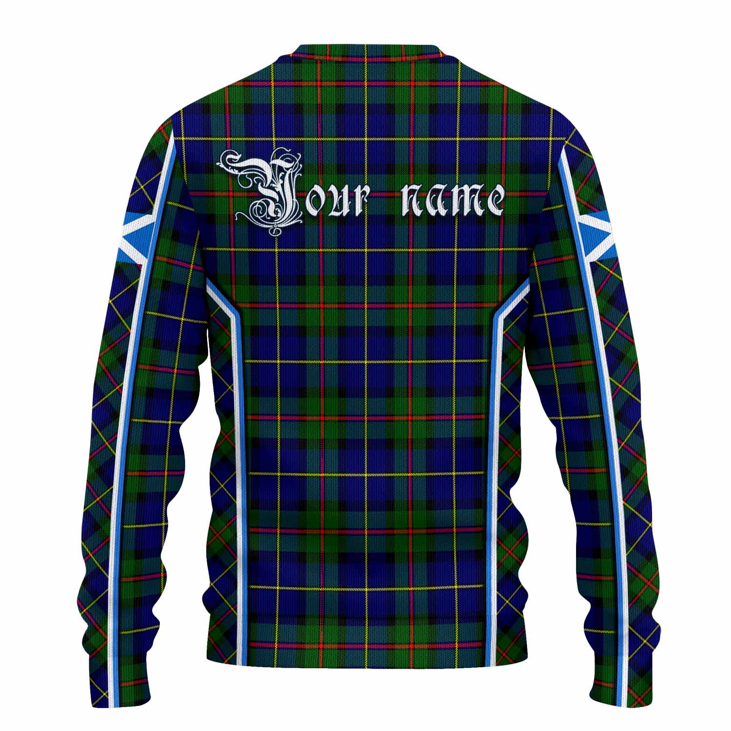 MacLeod (McLeod) Tartan Crest Knitted Sweater Scotland Coat of Arm Flag Style - Tartan Vibes Clothing