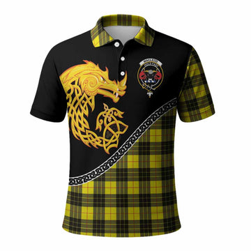 MacLeod (McLeod) Tartan Crest Polo Shirt Legendary Dragon Knot Half Style