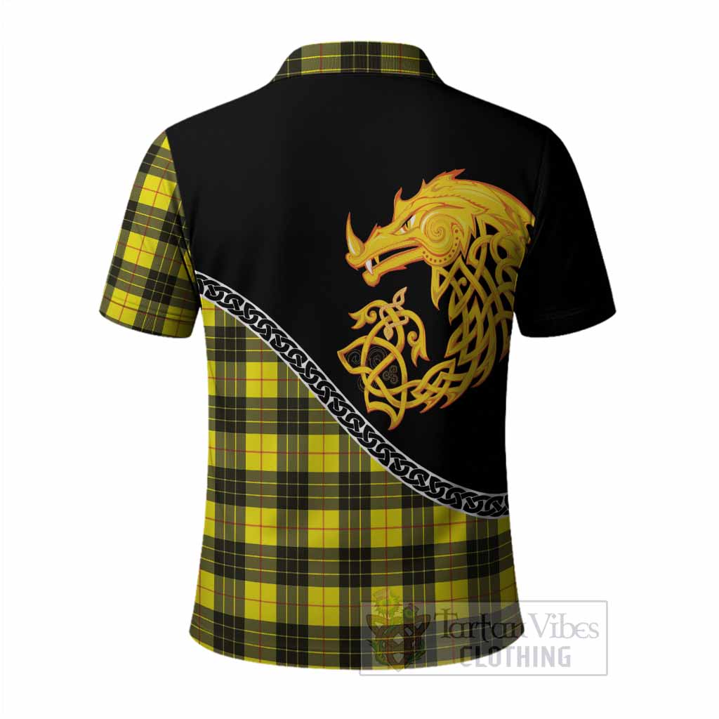MacLeod (McLeod) Tartan Crest Polo Shirt Legendary Dragon Knot Half Style