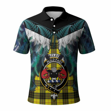 MacLeod (McLeod) Tartan Crest Polo Shirt New Zealand Maori Korowai Cloak