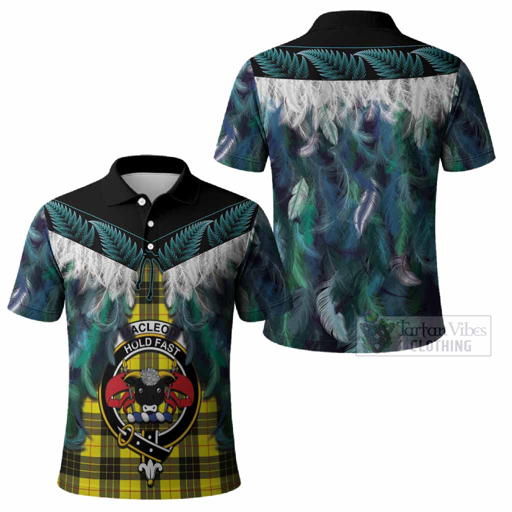 MacLeod (McLeod) Tartan Crest Polo Shirt New Zealand Maori Korowai Cloak
