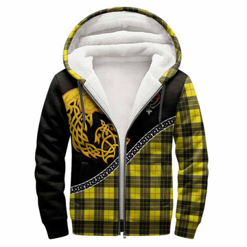 MacLeod (McLeod) Tartan Crest Sherpa Hoodie Legendary Dragon Knot Half Style