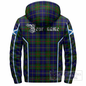 MacLeod (McLeod) Tartan Crest Sherpa Hoodie Scotland Coat of Arm Flag Style