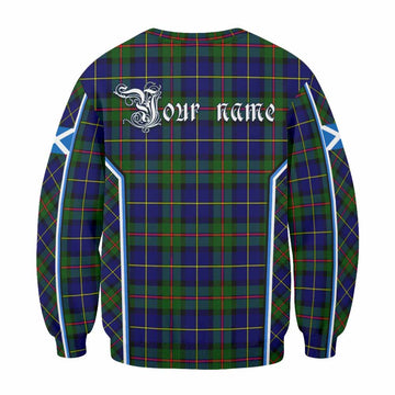 MacLeod (McLeod) Tartan Crest Sweatshirt Scotland Coat of Arm Flag Style