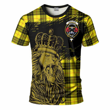 MacLeod (McLeod) Tartan Crest T-Shirt Crowned Lion Heritage Style
