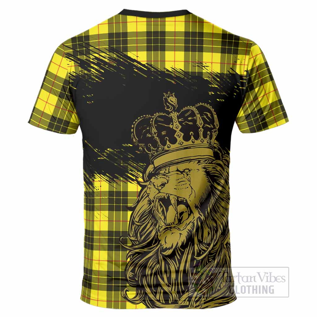 MacLeod (McLeod) Tartan Crest T-Shirt Crowned Lion Heritage Style