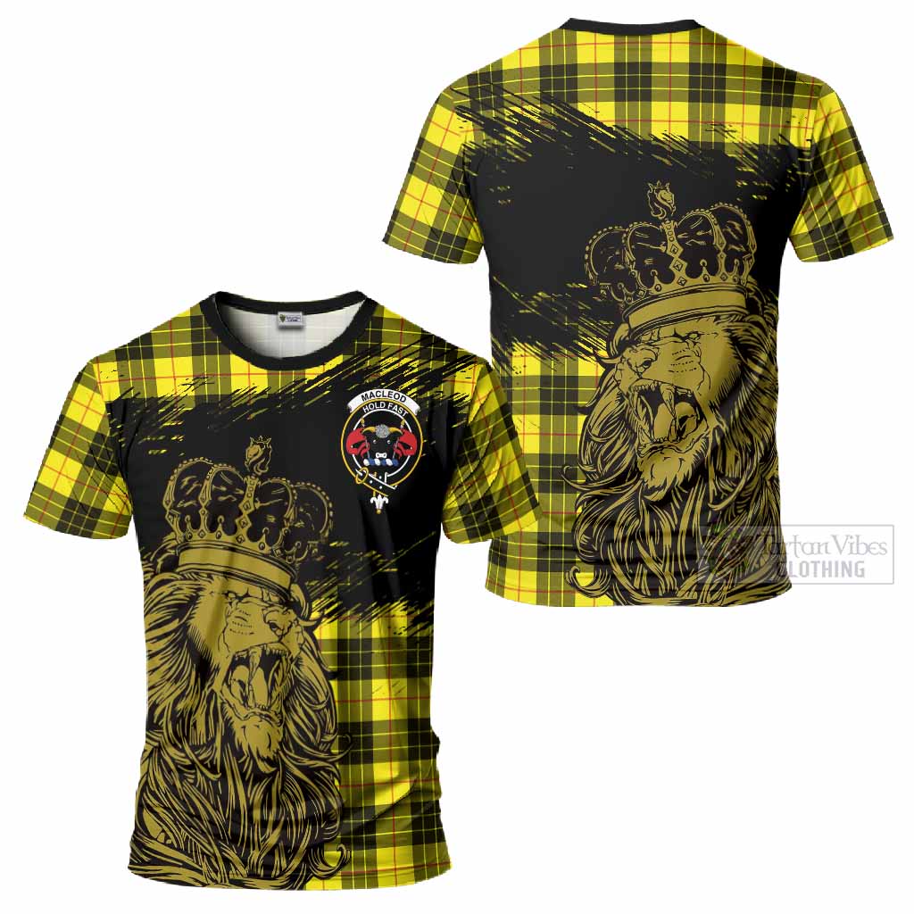 MacLeod (McLeod) Tartan Crest T-Shirt Crowned Lion Heritage Style