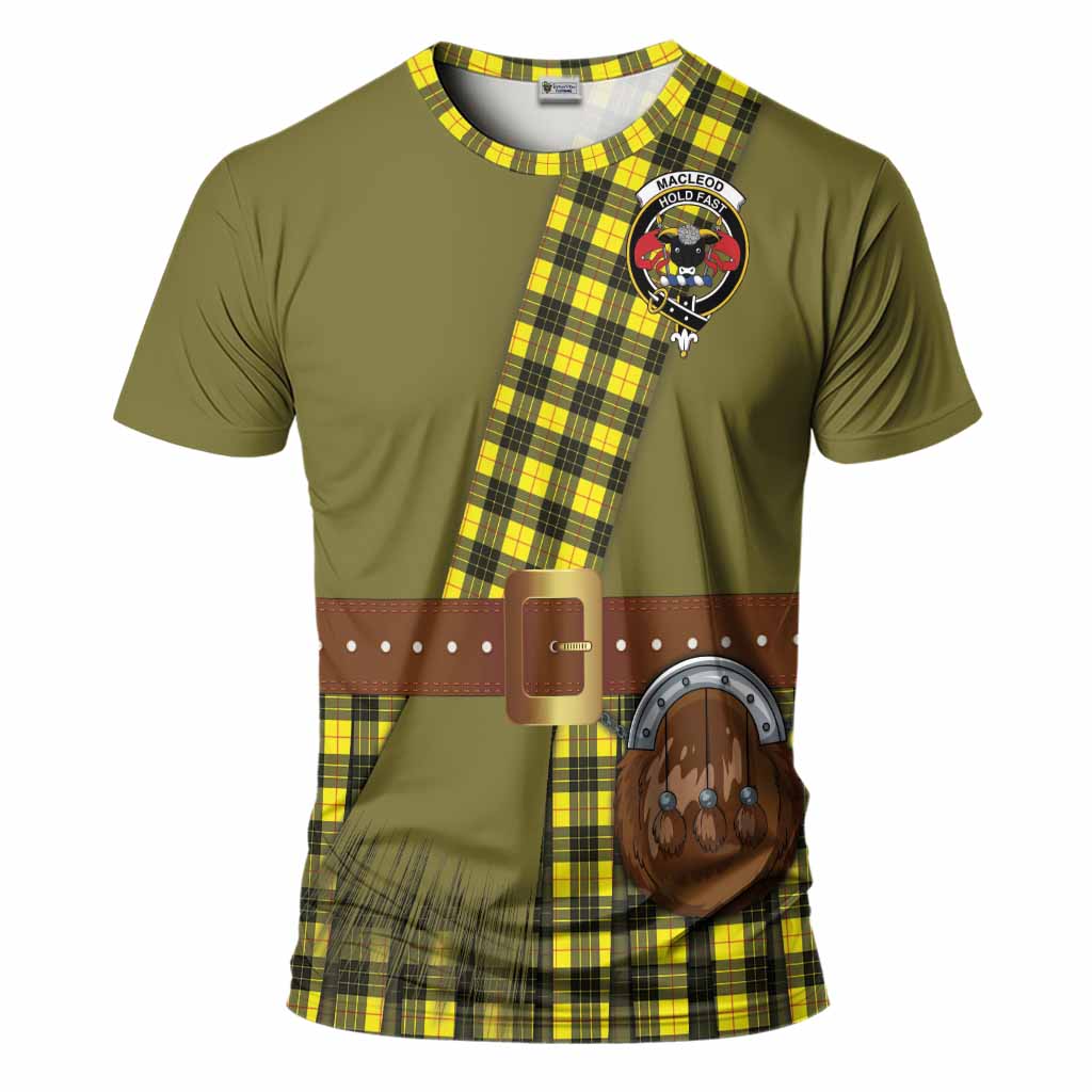 MacLeod (McLeod) Tartan Crest T-Shirt Kilt Costume Style